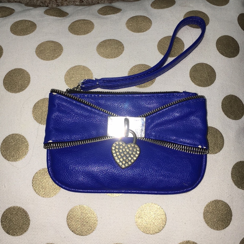Colbalt blue wristlet
